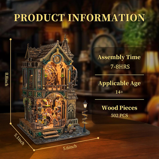 Wewowood Magic Clock Tower DIY Miniature House
