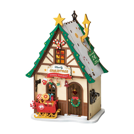 Twinkling Christmas Miniature House