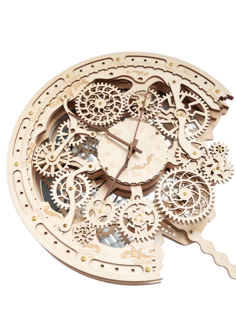 Vintage Gear Pendulum Clock 3D Wooden Puzzle