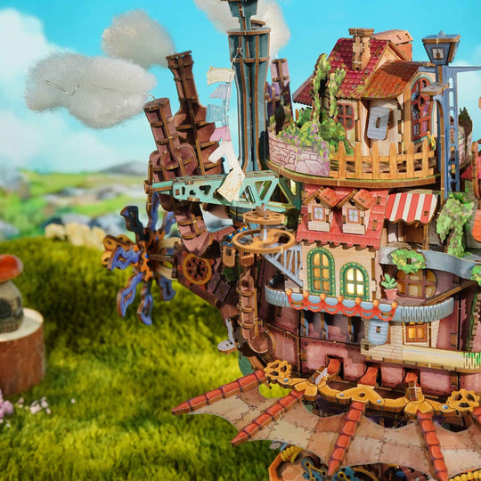 Wewowood Walking Castle 3D Wooden Puzzle