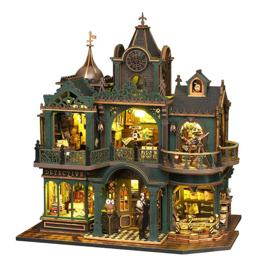 Wewowood Green Detective Agency DIY Miniature House