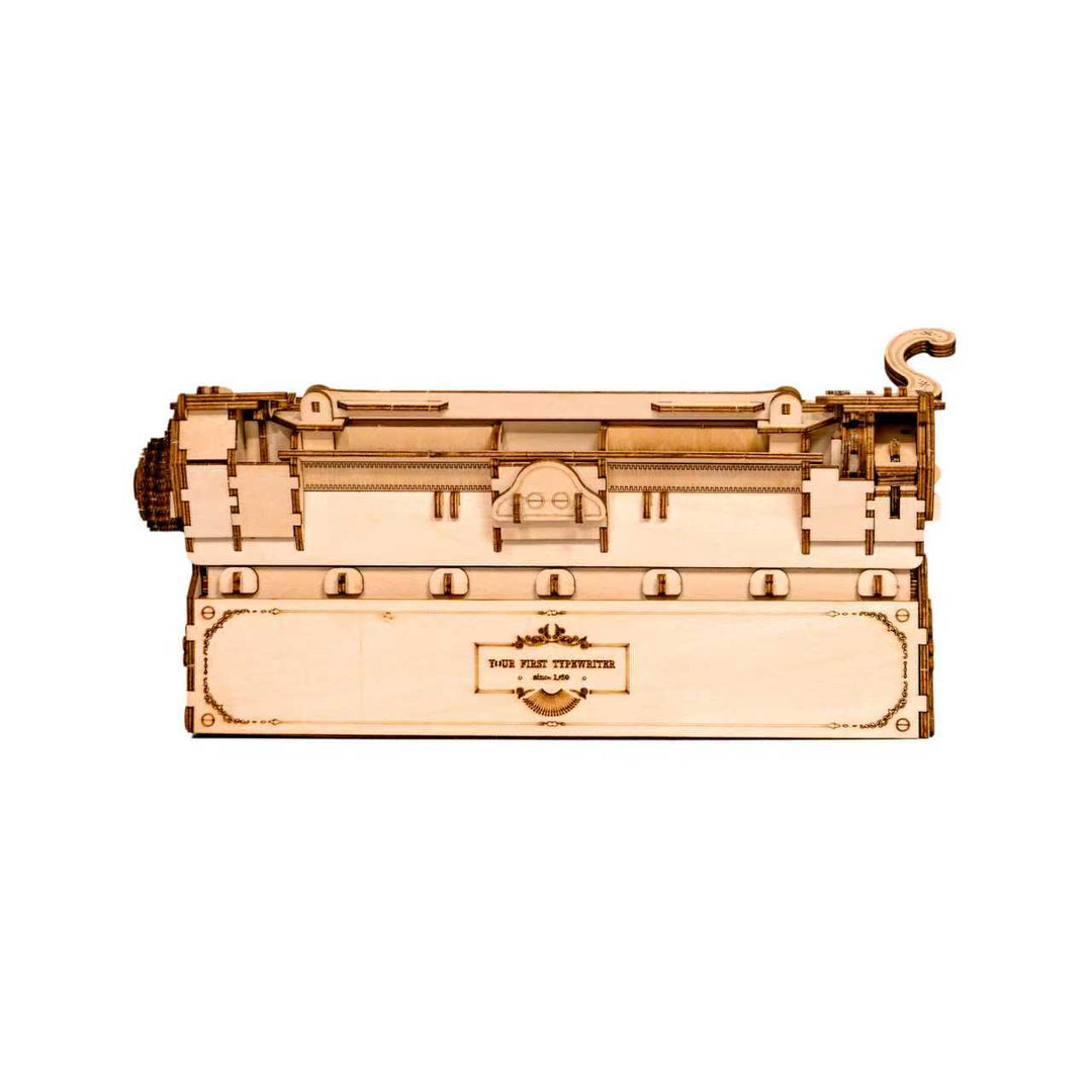 Vintage Mechanical Typewriter 3D Wooden Puzzle