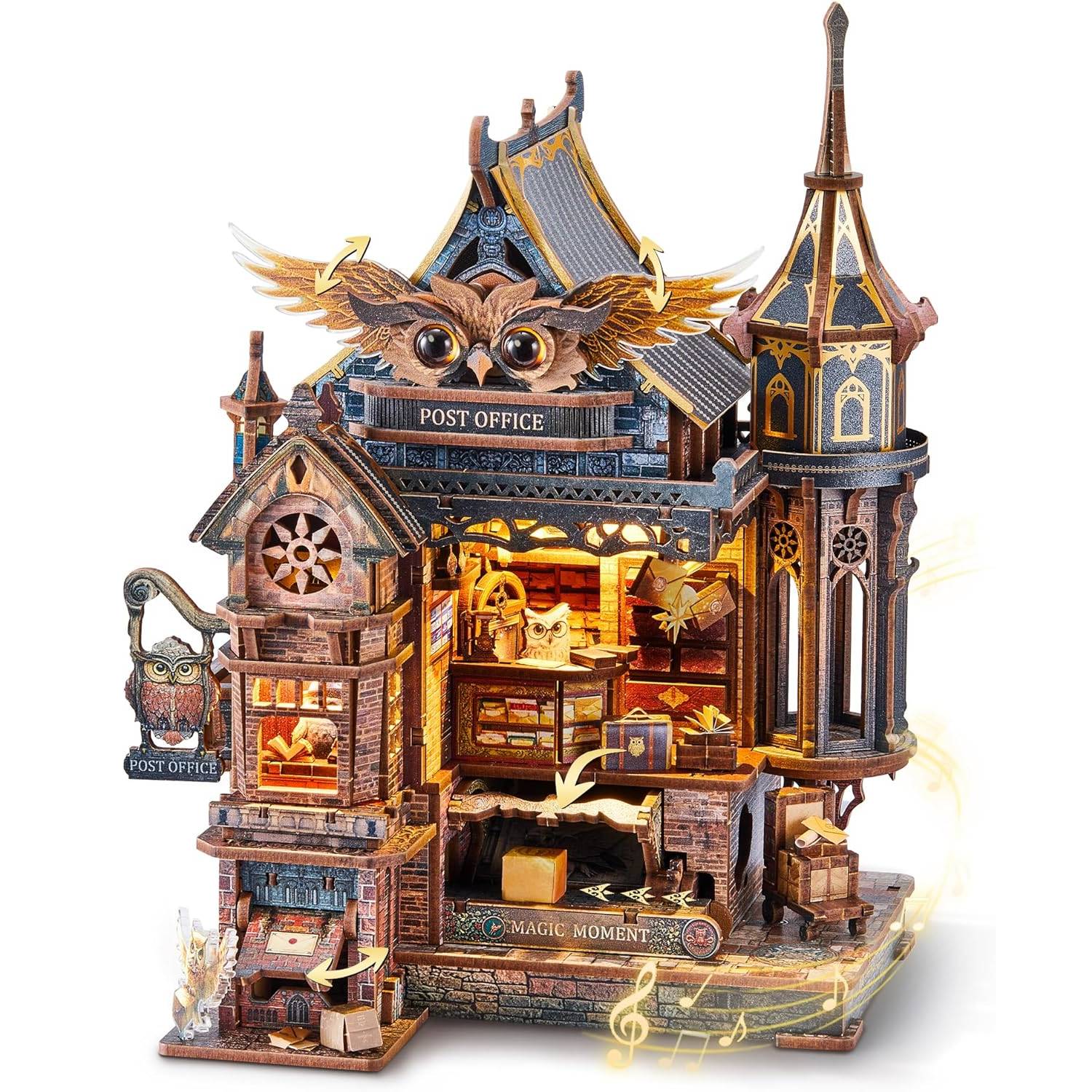 Owl Post Office DIY Miniature House Kit – wewowood