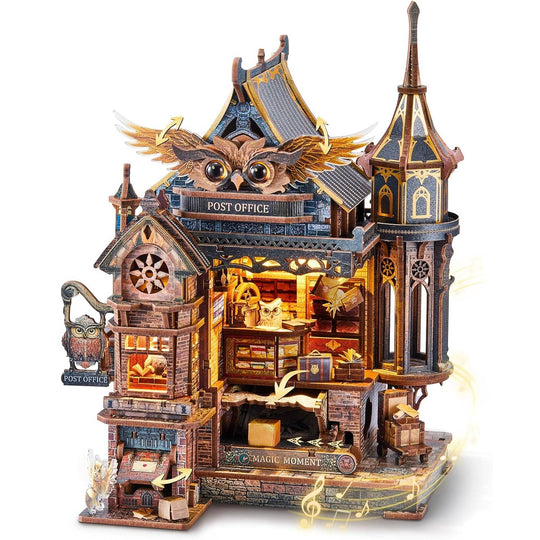 Owl Post Office DIY Miniature House Kit