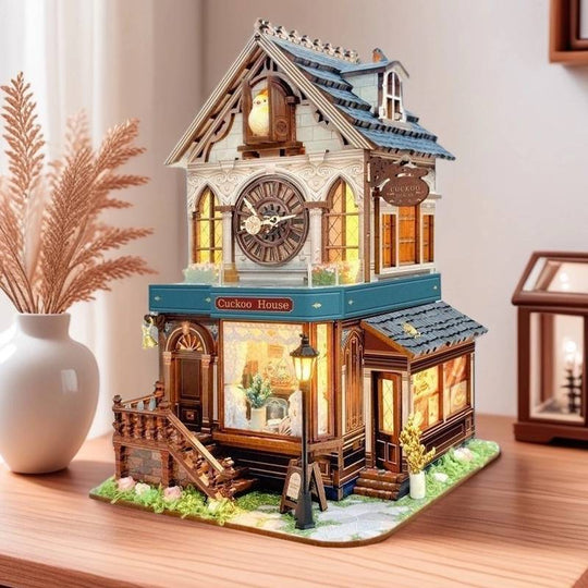Cuckoo House DIY 3D Wooden Puzzle