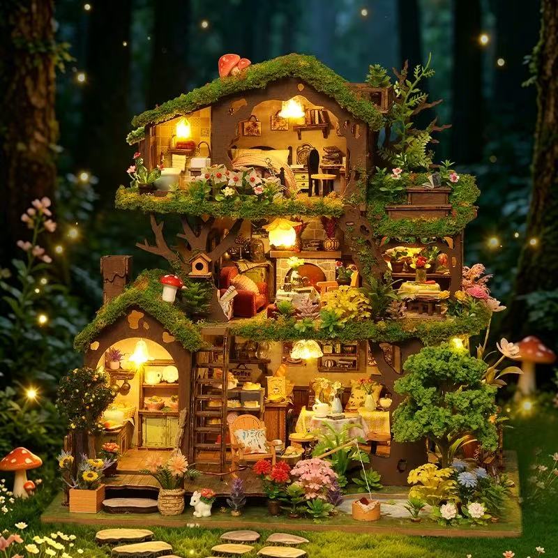Wewowood Time Treehouse DIY Miniature House Kit