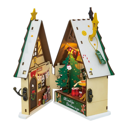 Twinkling Christmas Miniature House