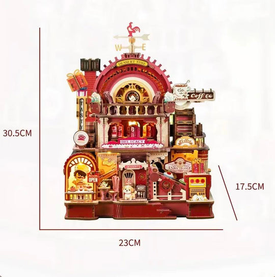Dessert Time Workshop Mechanical Rotating 3D Wooden Puzzle