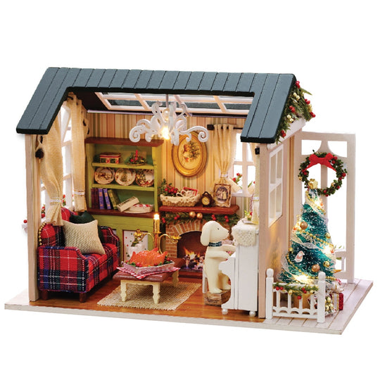 Christmas Times DIY Mini Doll House Kit