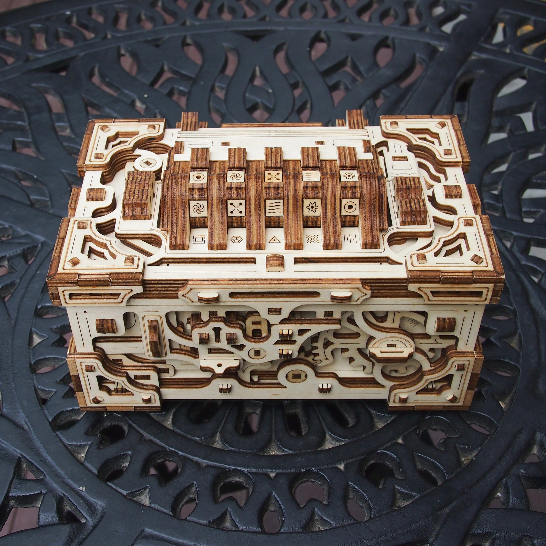 Decrypt the Treasure Box 3D Wooden Puzzle – wewowood