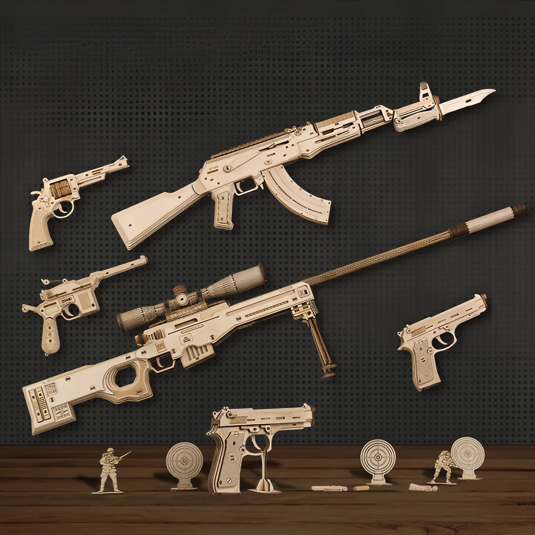 AWM Sniper Rifle 3D Wooden Puzzle