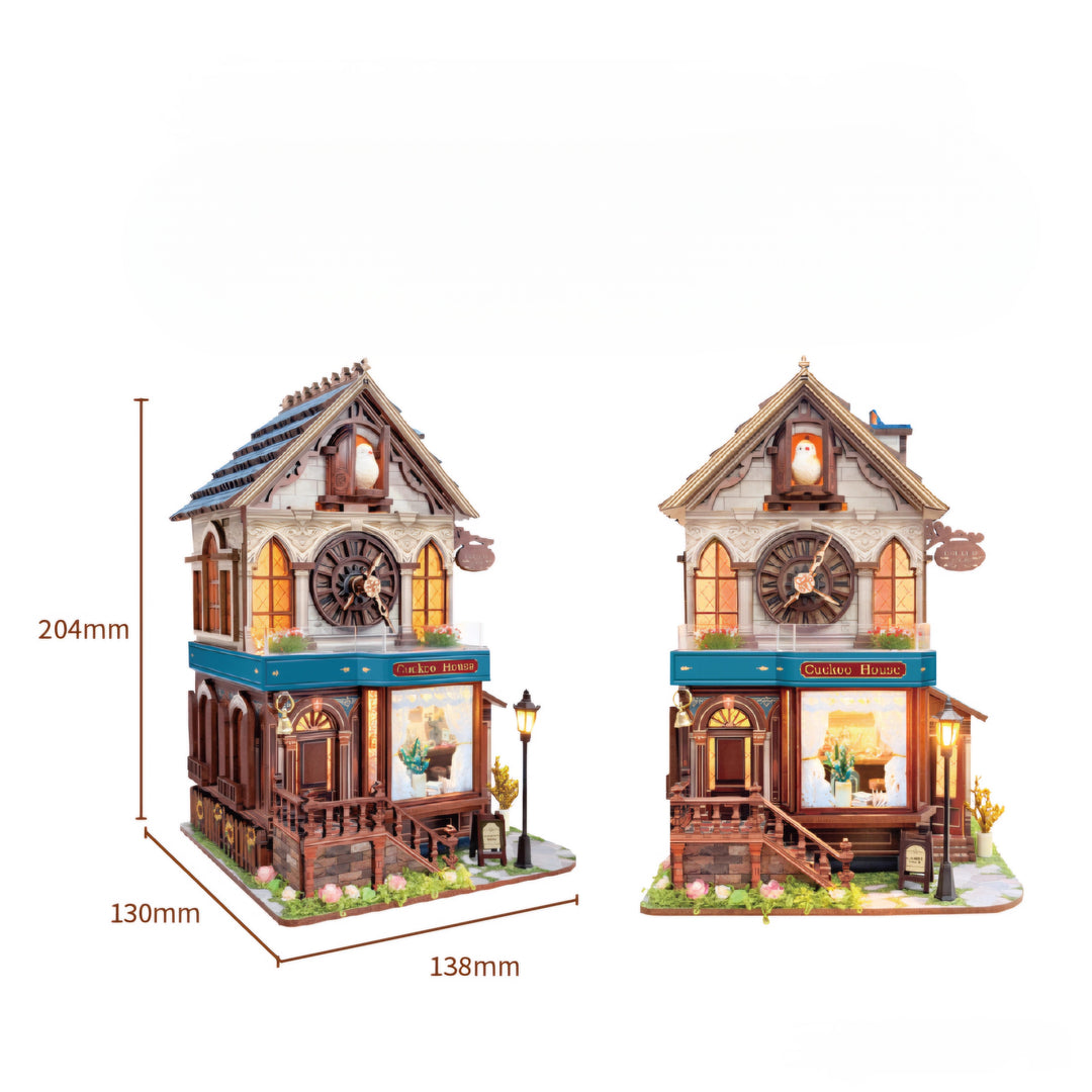 Cuckoo House DIY 3D Wooden Puzzle