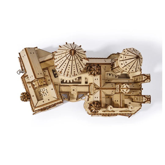 Magic School Castle 3D Wooden Puzzle with Music Box