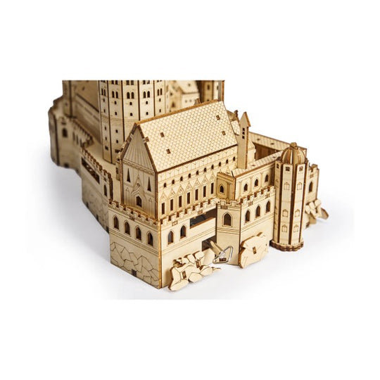 Magic School Castle 3D Wooden Puzzle with Music Box