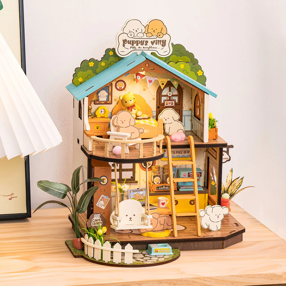 Puppy's Cozy Villa DIY Miniature House