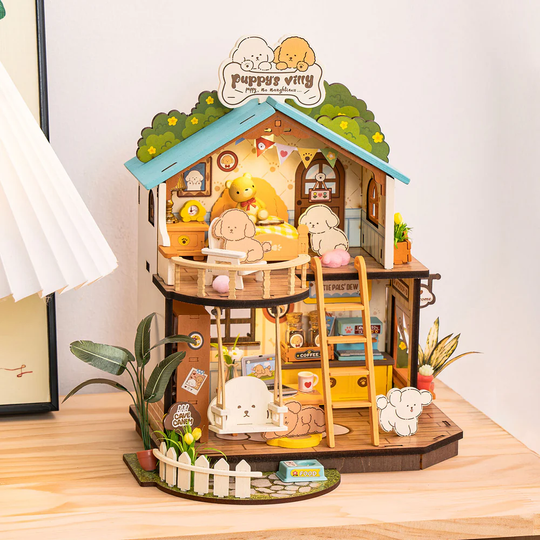 Puppy's Cozy Villa DIY Miniature House