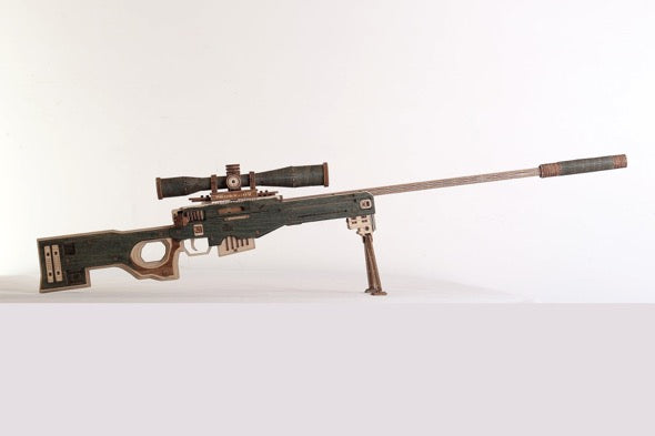 AWM Sniper Rifle 3D Wooden Puzzle