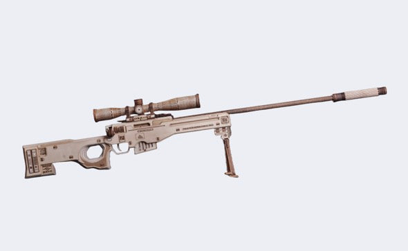 AWM Sniper Rifle 3D Wooden Puzzle