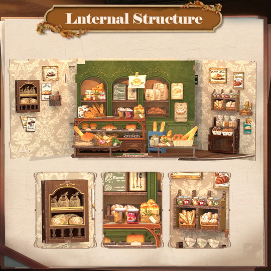 MRS.HUNT BAKERY DIY Miniature House Kit