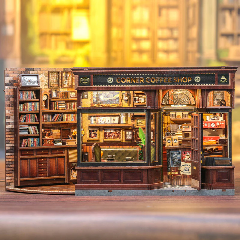 Corner Coffee Shop DIY Miniature House