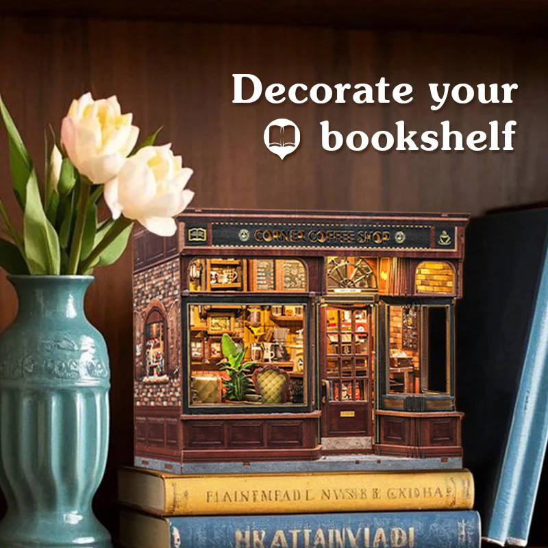 Corner Coffee Shop DIY Miniature House