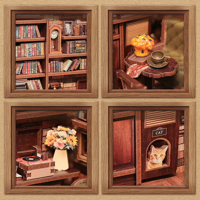 Corner Coffee Shop DIY Miniature House