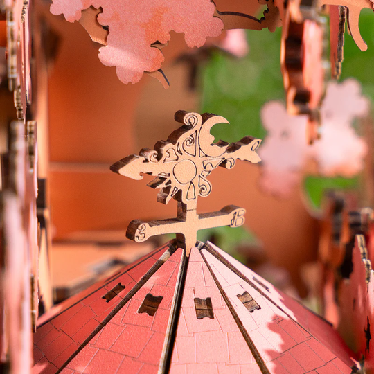 Sakura Tree House DIY 3D Wooden Puzzle