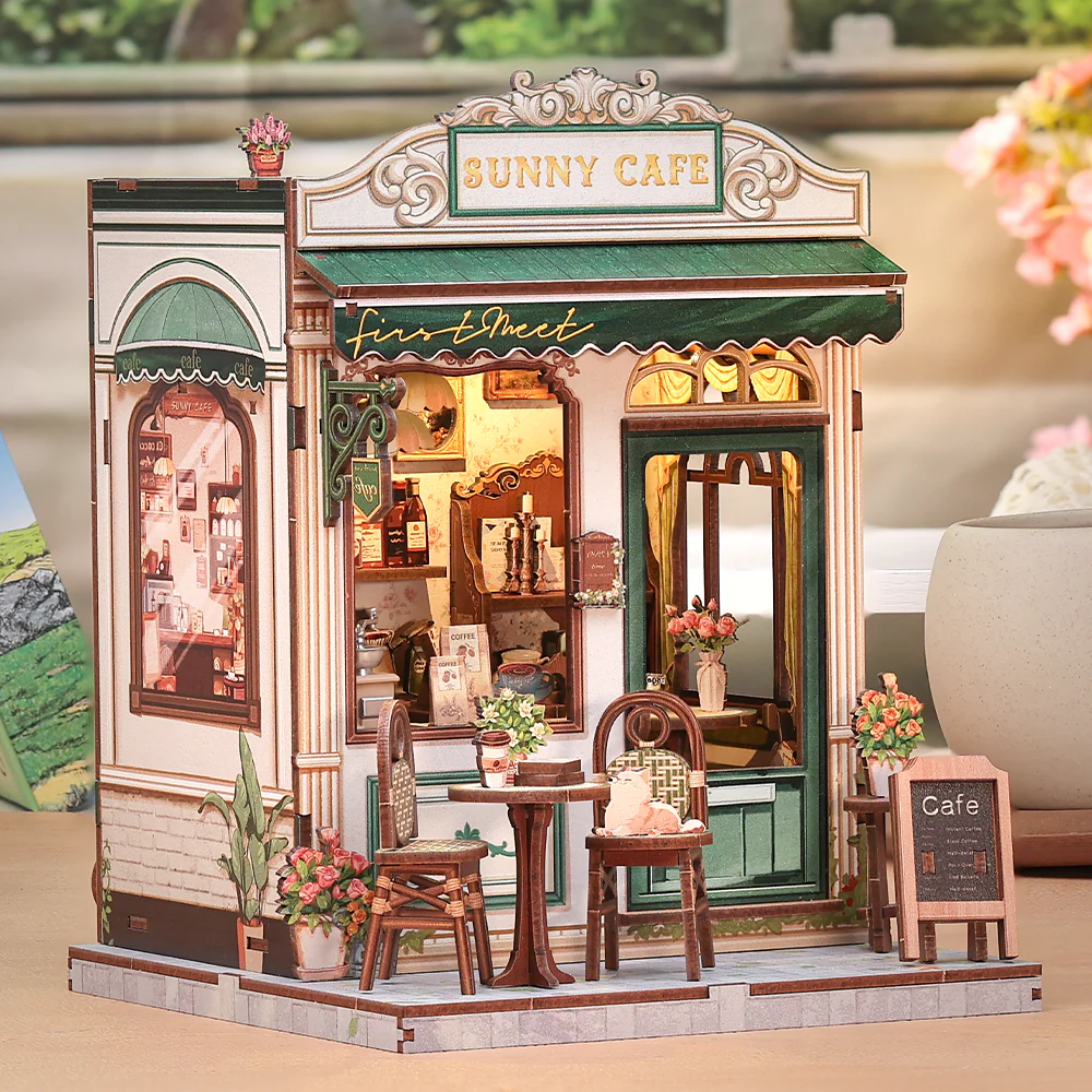 Sunny Cafe DIY Book Nook Kit
