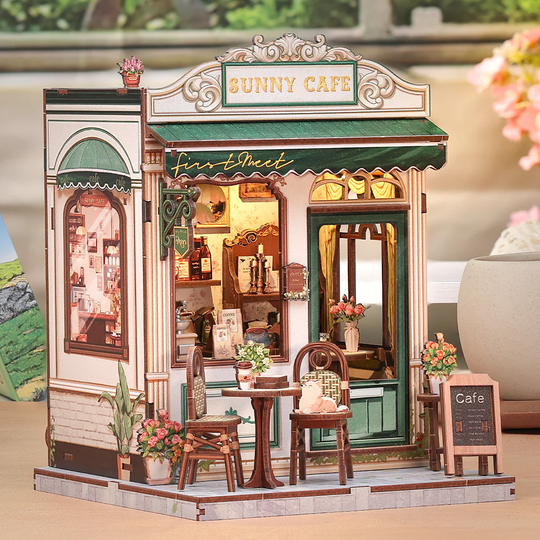 Sunny Cafe DIY Book Nook Kit