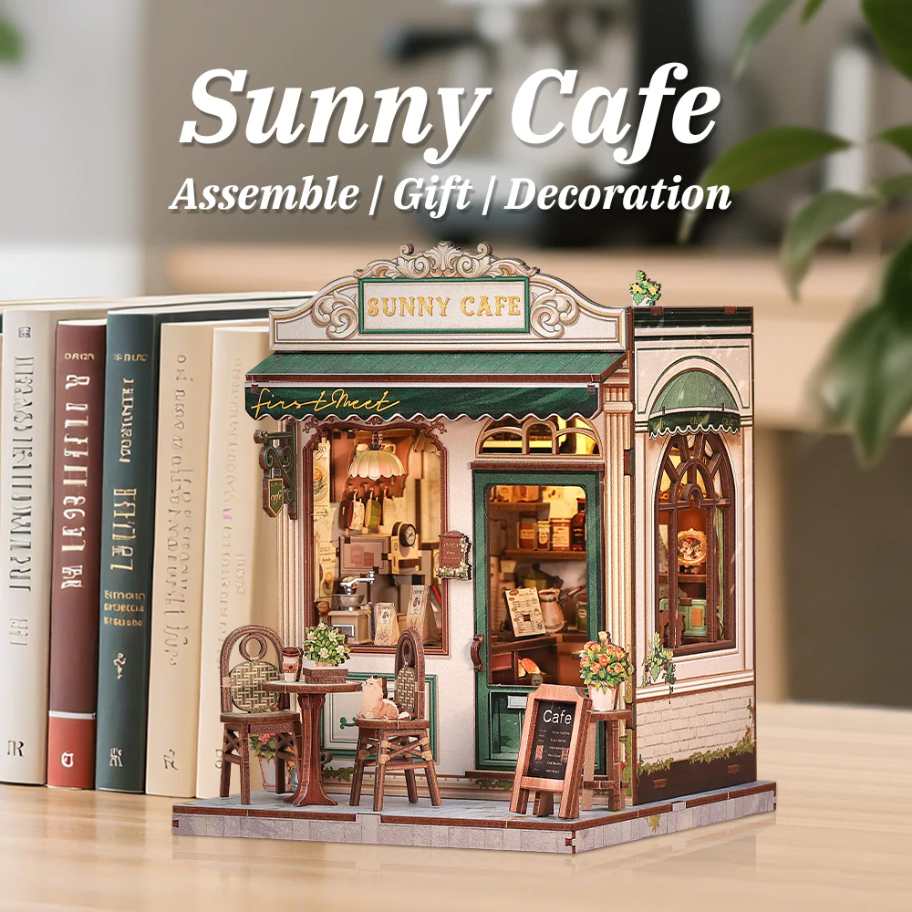 Sunny Cafe DIY Book Nook Kit