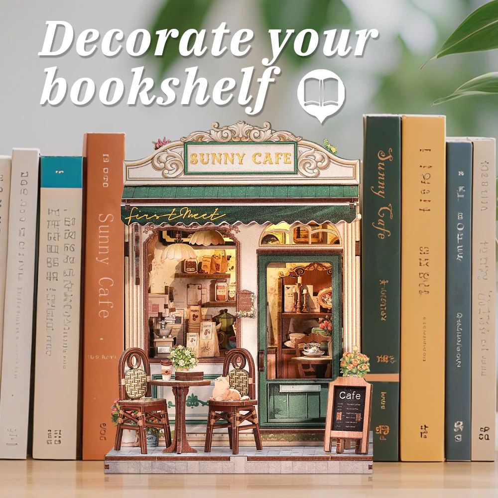 Sunny Cafe DIY Book Nook Kit