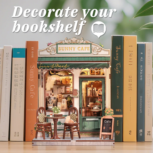 Sunny Cafe DIY Book Nook Kit