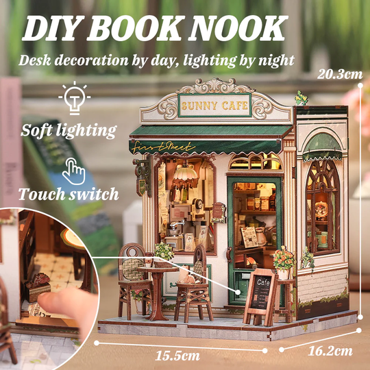 Sunny Cafe DIY Book Nook Kit