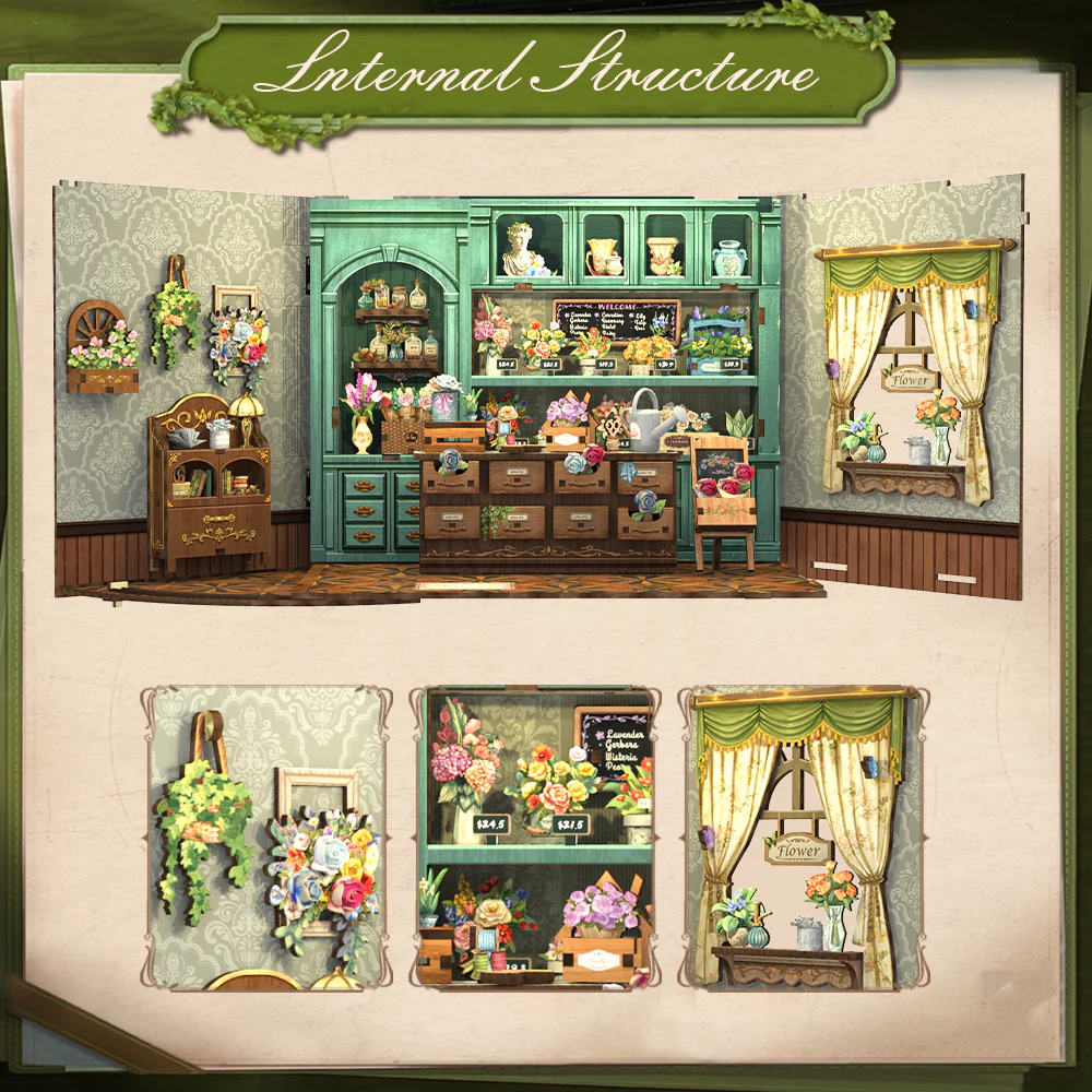 Blossom Florists DIY Miniature House Kit