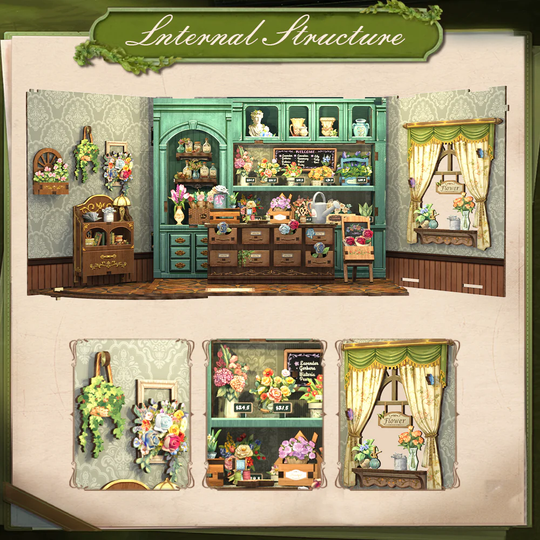 Blossom Florists DIY Miniature House Kit