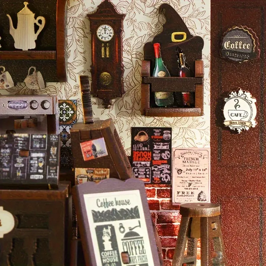 Magical Coffee Shop DIY Book Nook Kit