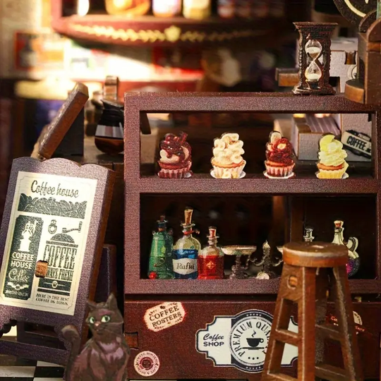 Magical Coffee Shop DIY Book Nook Kit