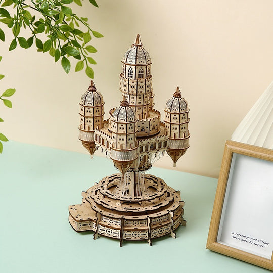 Fantasy Sky Castle 3D Wooden Puzzle