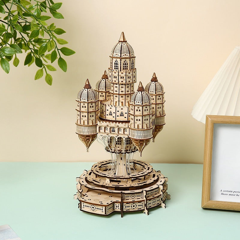 Fantasy Sky Castle 3D Wooden Puzzle