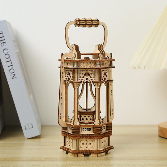 Vintage Lantern 3D Wooden Puzzle