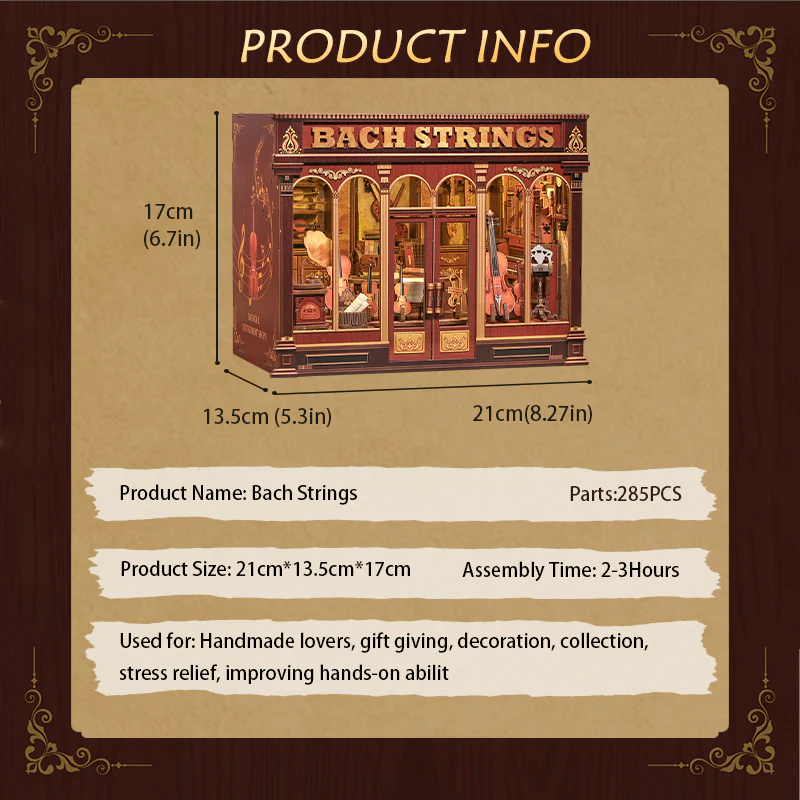Bach Strings DIY Miniature House