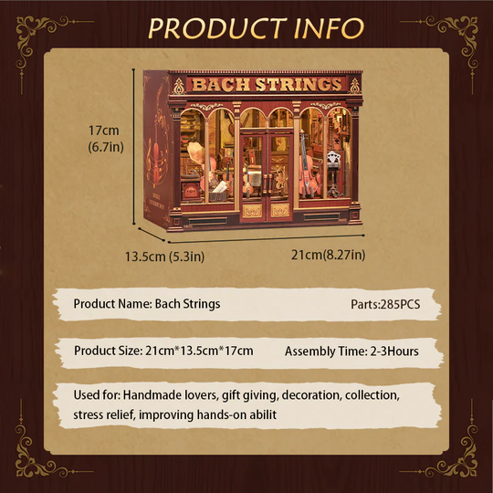 Bach Strings DIY Miniature House