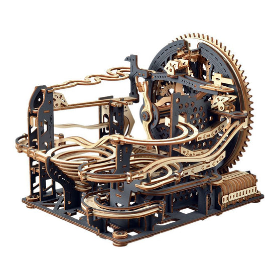 Galactic Star Trails 3D Wooden Marble Run Puzzle Kit