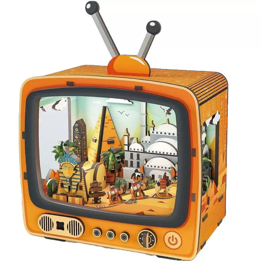 TV Model Building 3D Wooden Puzzle