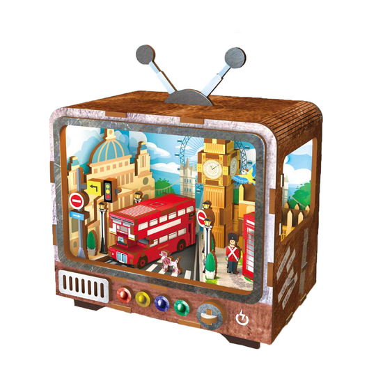 TV Model Building 3D Wooden Puzzle
