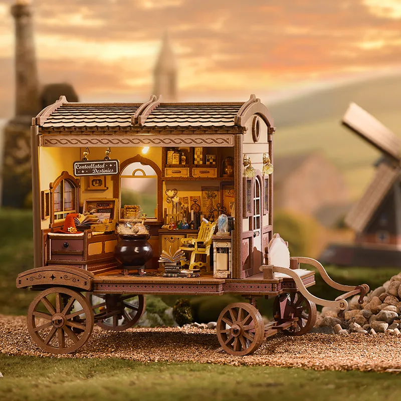 Magic Merchant Caravan DIY 3D Wooden Puzzle Kit