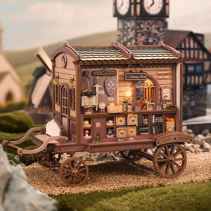 Magic Merchant Caravan DIY 3D Wooden Puzzle Kit