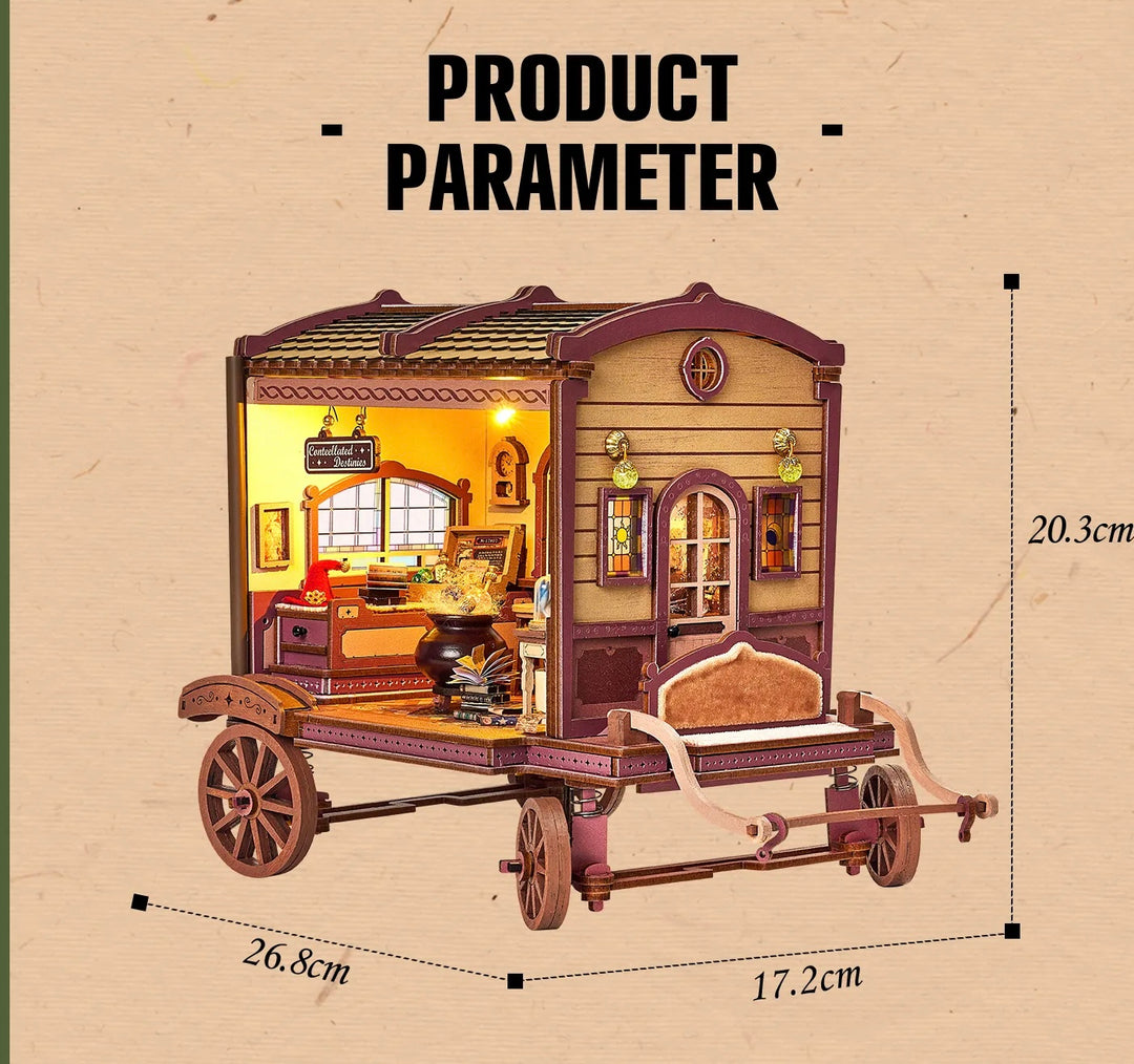 Magic Merchant Caravan DIY 3D Wooden Puzzle Kit