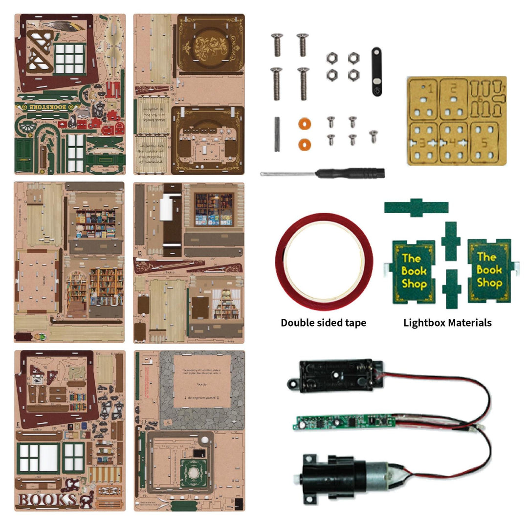 DIY 3D Wooden Puzzle The Time Book Shop