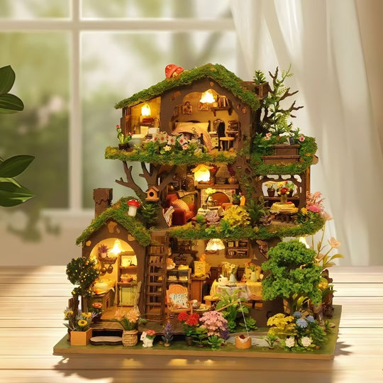 Wewowood Time Treehouse DIY Miniature House Kit